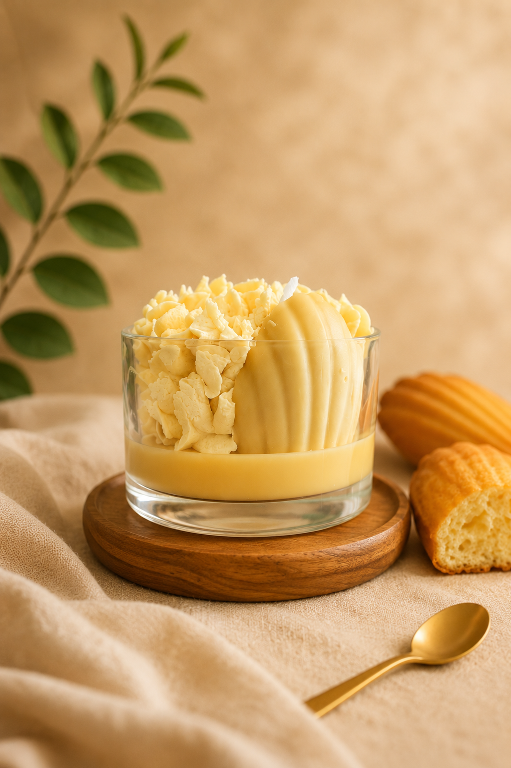 🧁 Bougie Gourmande Madeleine