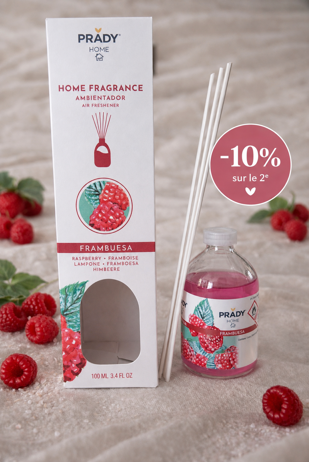 Diffuseur d’intérieur à la framboise