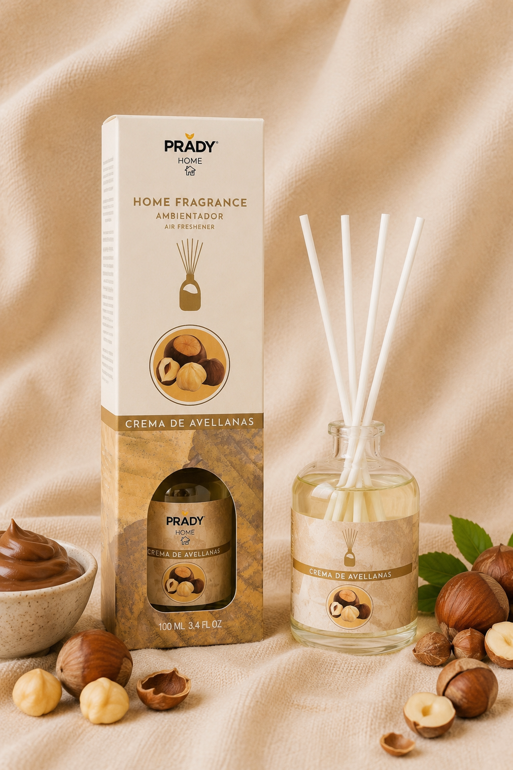 Diffuseur d’intérieur crème de noisette