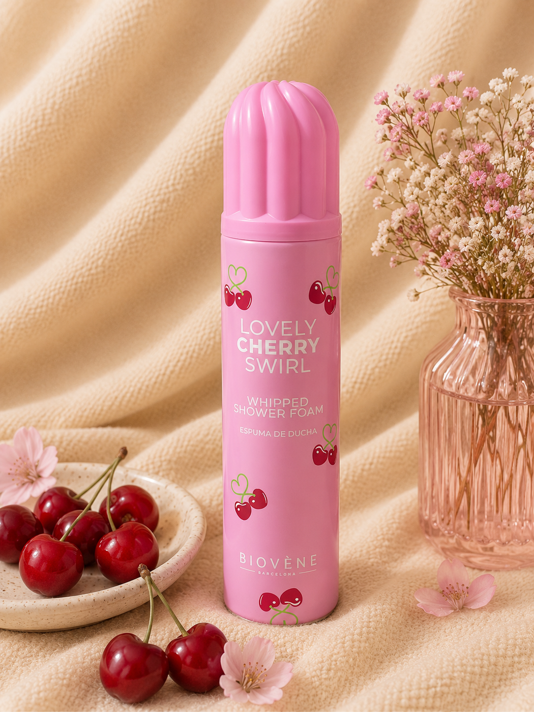 Chantilly de Douche Biovène Lovely Cherry Swirl