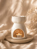Brûleur à Fondants en Céramique Fleur