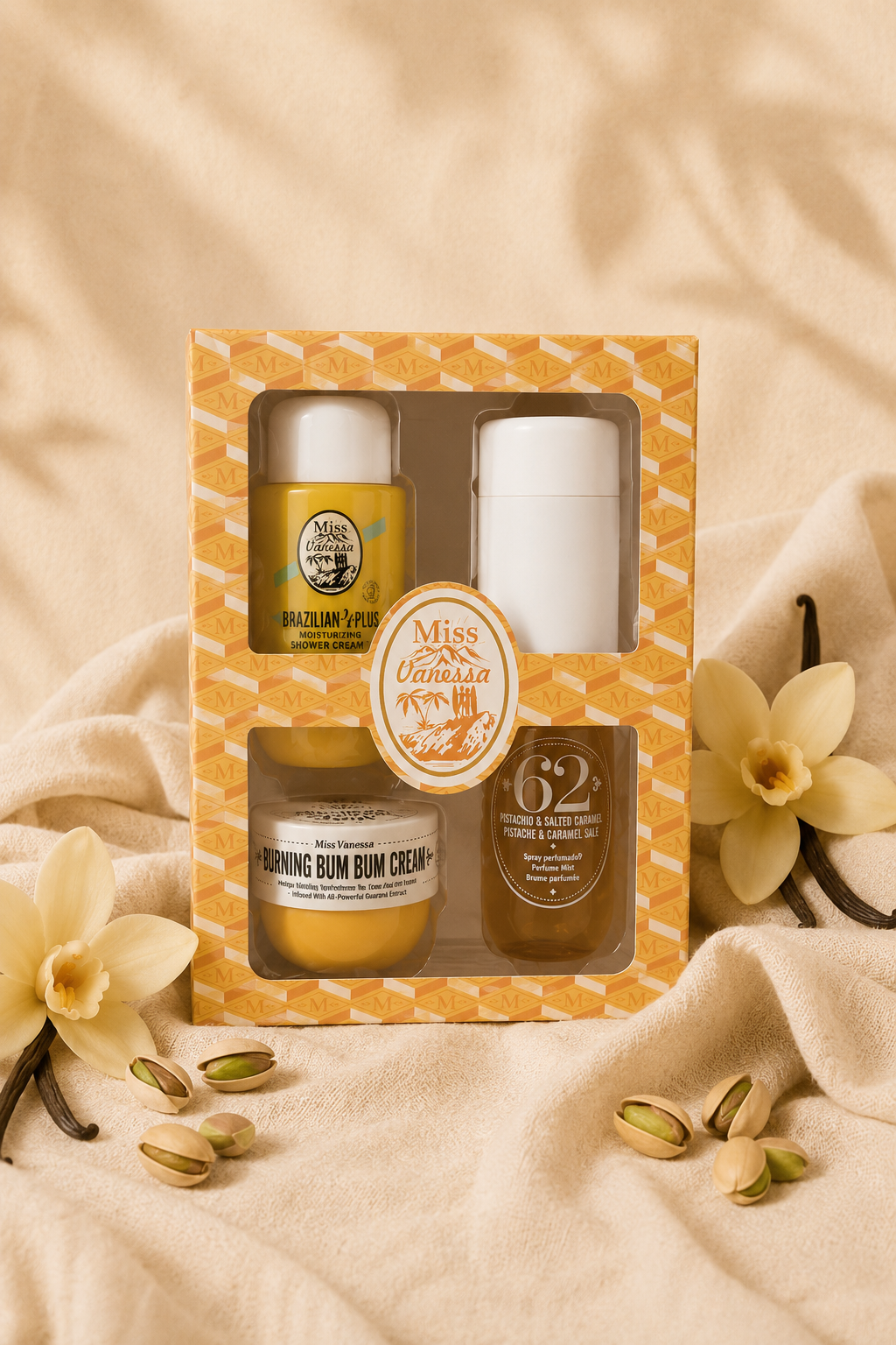 Coffret Miss Vanessa – Pistache & Caramel Salé