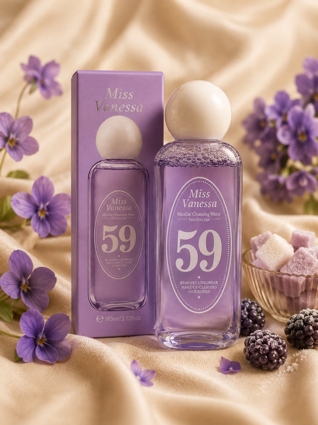 Eau micellaire 59 – Violette Sucrée