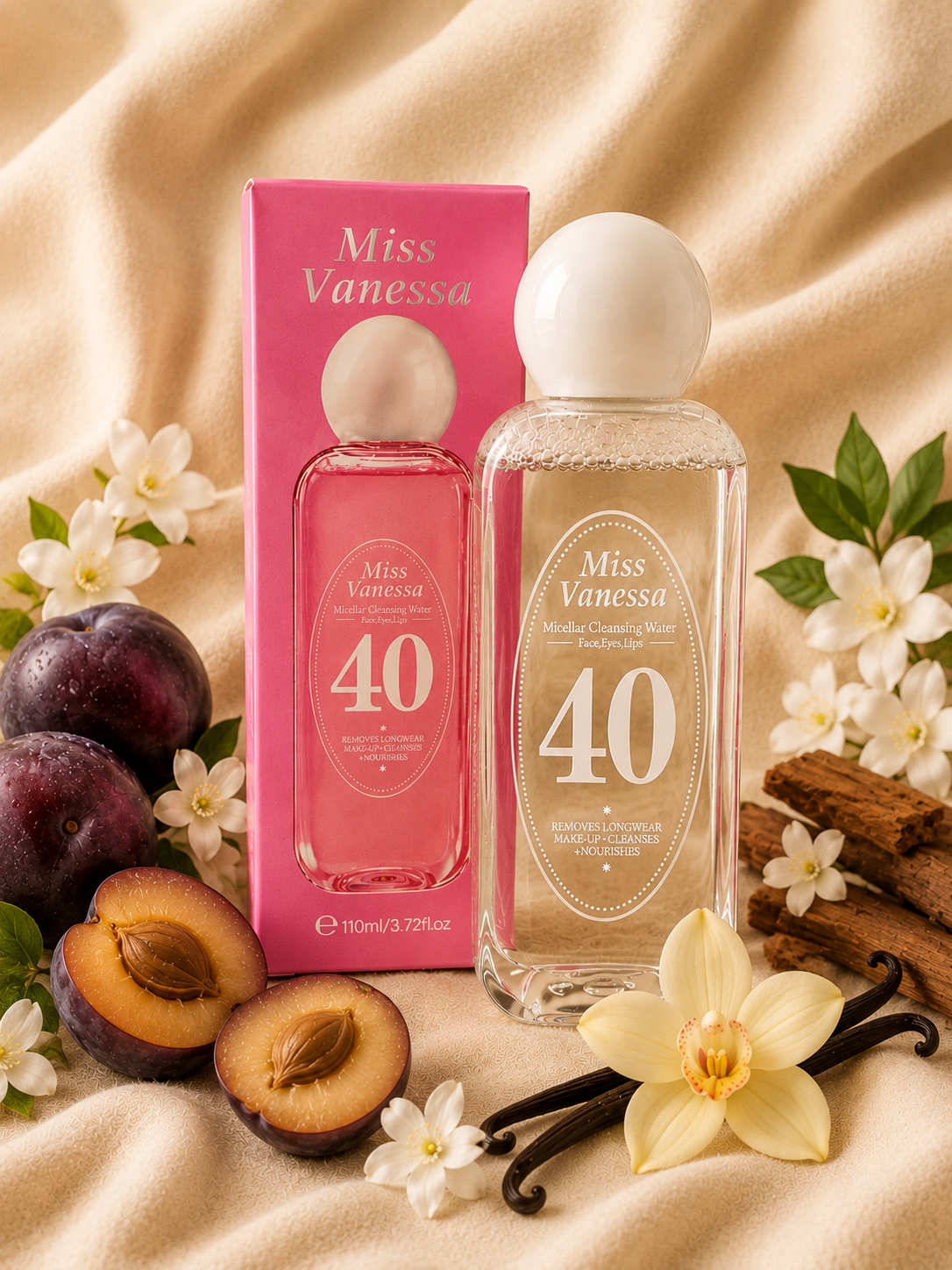 Eau micellaire 40 – Prune Noire