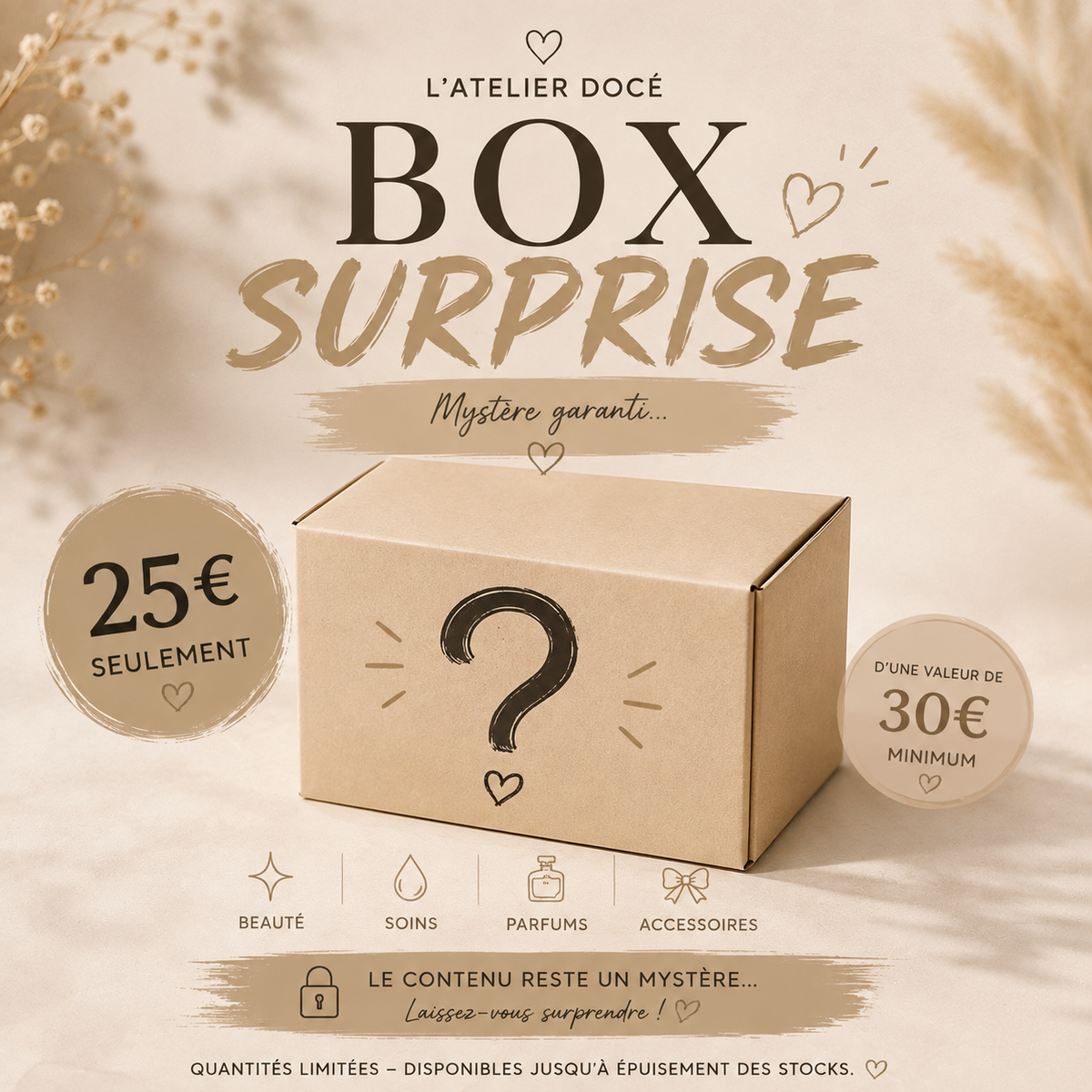 🎁 BOX SURPRISE – 25 € 🎁