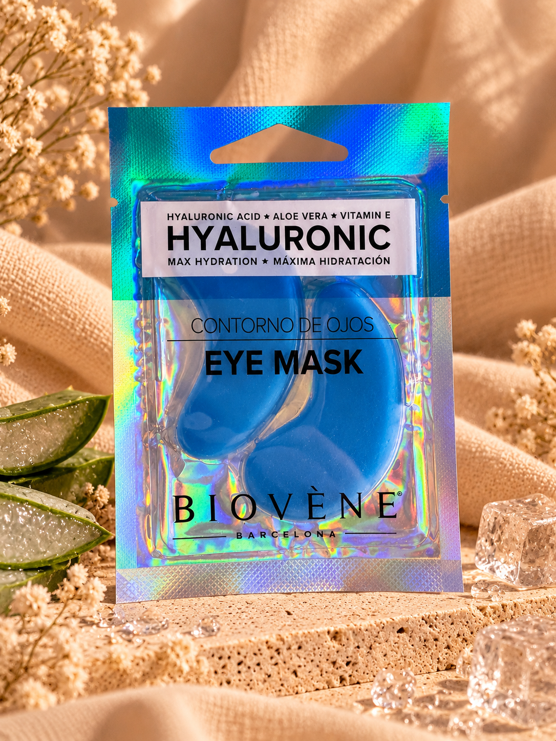 Masque contour des yeux – Hyaluronic Acid, Aloe Vera & Vitamin E