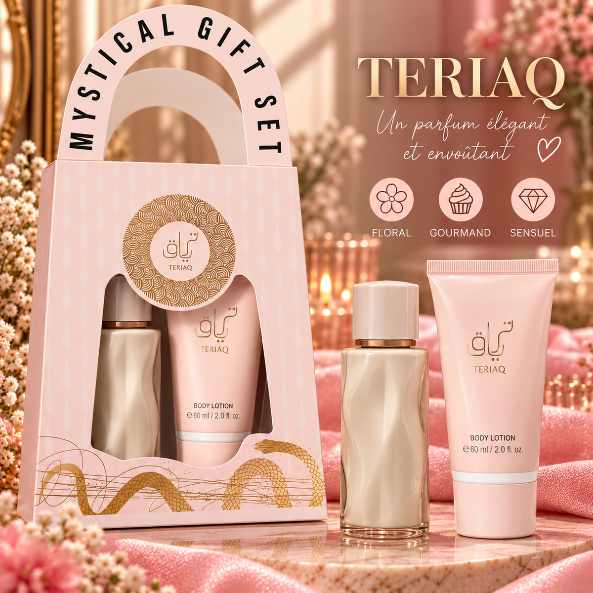 Coffrets parfum+ lotion corps