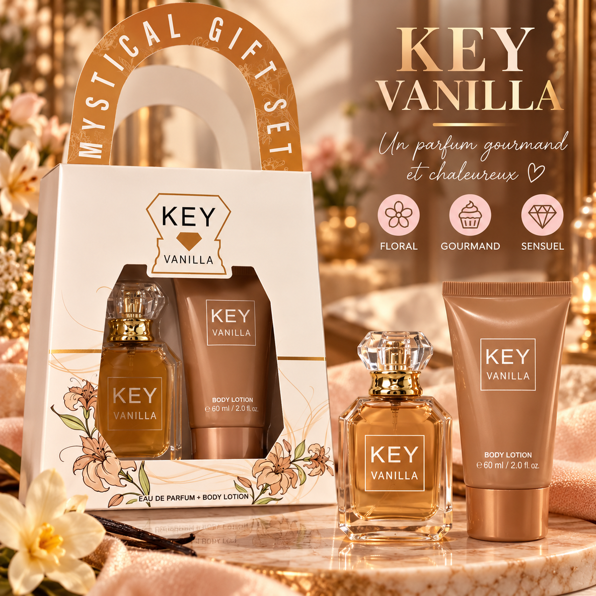 Coffrets parfum+ lotion corps