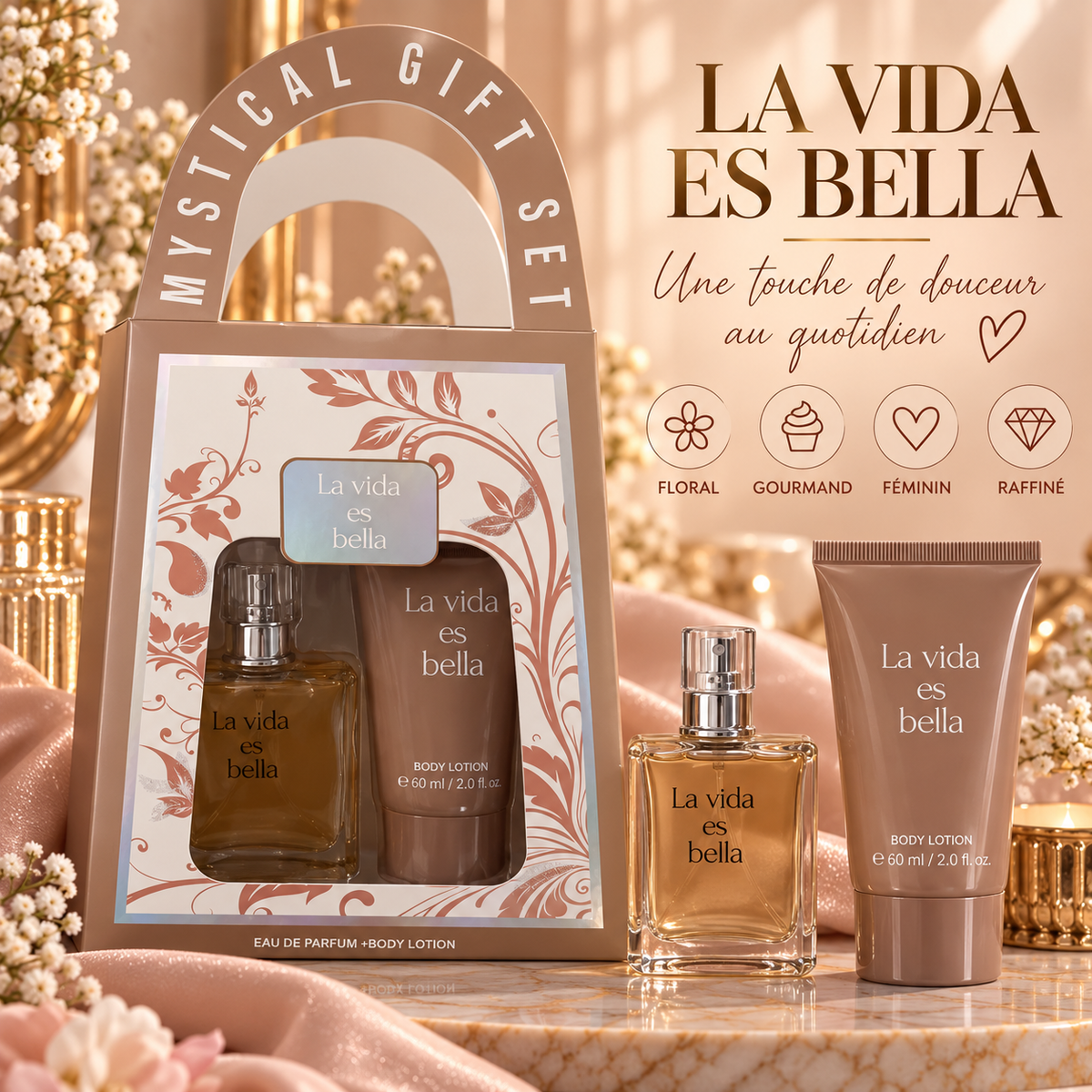 Coffrets parfum+ lotion corps